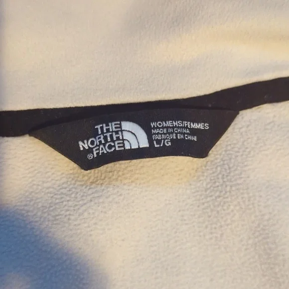 Women's The North Face Hooded Jacket Light Grey Size Large - Picture 4 of 6